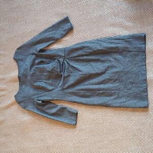 Lauren Ralph Lauren Dress Sz 4 Grey 3/4 Skeeve